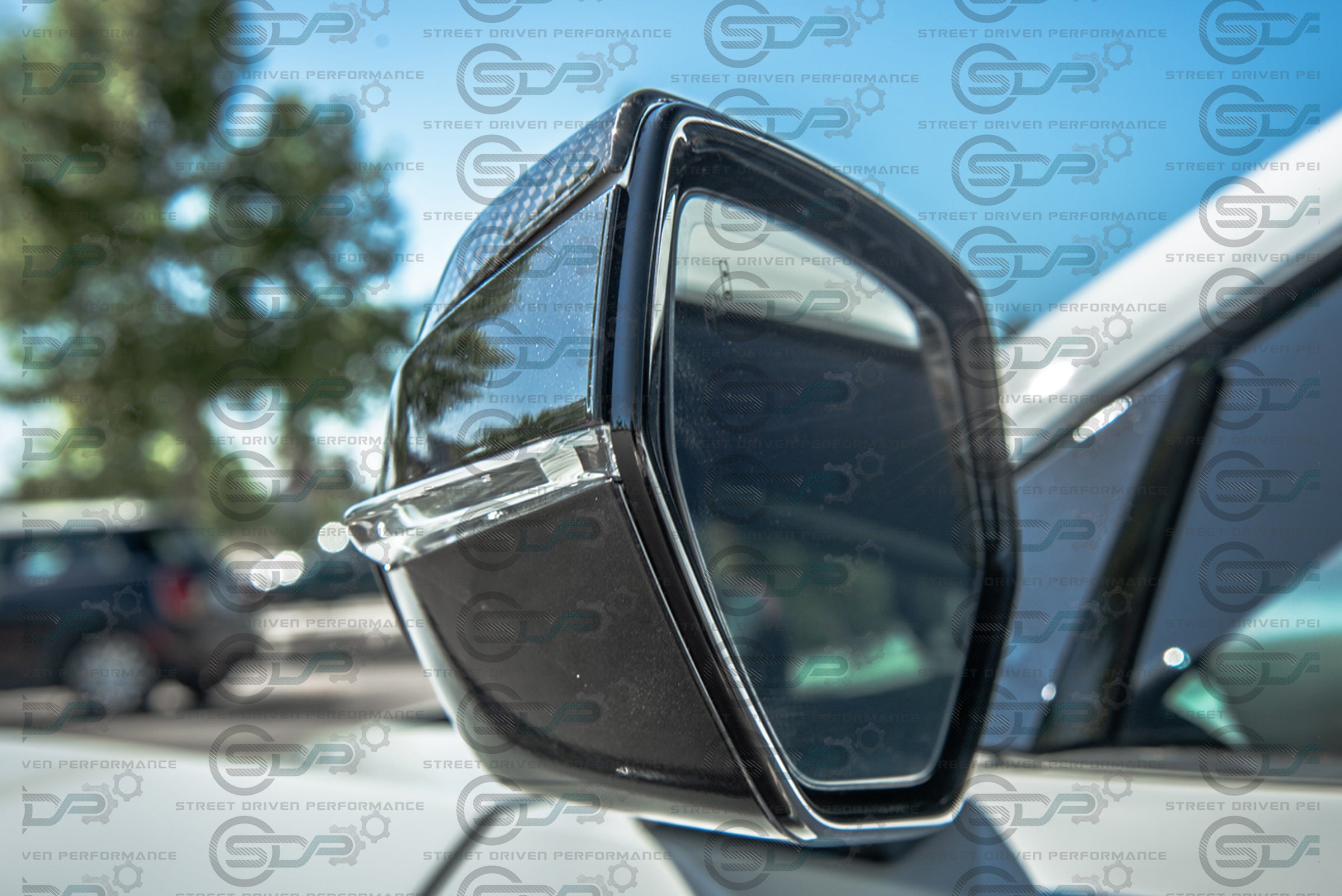 2020+ C8 Corvette - Carbon Fiber Tape-On Top and Bottom Mirror Covers